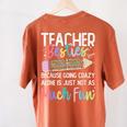 Matching Teachers Last Day Of School Teacher Besties Women's Comfort Colors T-Shirt Back Print Yam Matching Teachers Last Day Of School Teacher Besties Women's Comfort Colors T-Shirt Back Print Yam