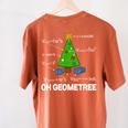 Math Geometry Christmas Tree Geometree Teacher Women's Comfort Colors T-Shirt Back Print Yam Math Geometry Christmas Tree Geometree Teacher Women's Comfort Colors T-Shirt Back Print Yam