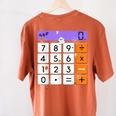 Math Teacher Halloween Costume Calculator Math Pun Women's Comfort Colors T-Shirt Back Print Yam Math Teacher Halloween Costume Calculator Math Pun Women's Comfort Colors T-Shirt Back Print Yam
