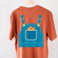Mouse Halloween Costume Book Cookie Teacher Student Women's Comfort Colors T-Shirt Back Print Yam