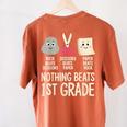 Nothing Beats 1st Grade Back To School Kids Teachers Women's Comfort Colors T-Shirt Back Print Yam Nothing Beats 1st Grade Back To School Kids Teachers Women's Comfort Colors T-Shirt Back Print Yam