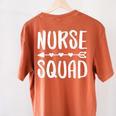 Nurse Squad Shirt Teacher Student Nursing Team For Men Women Girls Kids Women's Comfort Colors T-Shirt Back Print Yam
