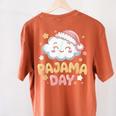 Pajama Day School Spirit Week Fun Cloud Teacher Women's Comfort Colors T-Shirt Back Print Yam Pajama Day School Spirit Week Fun Cloud Teacher Women's Comfort Colors T-Shirt Back Print Yam