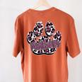 Panthers Paw Print Leopard Maroon Panther Pride Teacher Women's Comfort Colors T-Shirt Back Print Yam Panthers Paw Print Leopard Maroon Panther Pride Teacher Women's Comfort Colors T-Shirt Back Print Yam