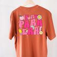 In My Para Era Teacher Back To School First Day Of School Women's Comfort Colors T-Shirt Back Print Yam