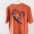 Para Heart Teacher Paraprofessional Paraeducator Men Women Women's Comfort Colors T-Shirt Back Print Yam Para Heart Teacher Paraprofessional Paraeducator Men Women Women's Comfort Colors T-Shirt Back Print Yam