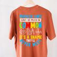 Parallel Lines Math Pun – Teacher Humor Women's Comfort Colors T-Shirt Back Print Yam
