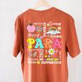 Paras Make It Possible Paraprofessional Paraeducator Teacher Women's Comfort Colors T-Shirt Back Print Yam Paras Make It Possible Paraprofessional Paraeducator Teacher Women's Comfort Colors T-Shirt Back Print Yam