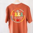 Paras Make It Possible Paraprofessional Teacher Assistant Women's Comfort Colors T-Shirt Back Print Yam