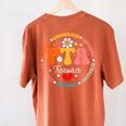 Parents Teacher Association Team Supporter PTA Treasurer For Men Women Girls Kids Women's Comfort Colors T-Shirt Back Print Yam