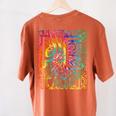 PE Teacher Phys Ed Tie Dye Physical Education Appreciation Women's Comfort Colors T-Shirt Back Print Yam