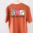 Peace Love Visuals Special Education Teacher Dream Team Women's Comfort Colors T-Shirt Back Print Yam Peace Love Visuals Special Education Teacher Dream Team Women's Comfort Colors T-Shirt Back Print Yam