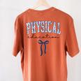 Physical Education PE Teacher PHYS Ed Student Graduation Women's Comfort Colors T-Shirt Back Print Yam