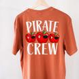 Pirate Crew Pirate Teacher Team Squad Talk Like A Pirate Day For Men Women Kids Women's Comfort Colors T-Shirt Back Print Yam Pirate Crew Pirate Teacher Team Squad Talk Like A Pirate Day For Men Women Kids Women's Comfort Colors T-Shirt Back Print Yam