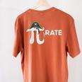 Pirate Pi Math Pie Halloween Costume Teacher Men Women Women's Comfort Colors T-Shirt Back Print Yam Pirate Pi Math Pie Halloween Costume Teacher Men Women Women's Comfort Colors T-Shirt Back Print Yam