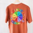 Play Is Learning Teacher Kindergarten For Men Women Kids Women's Comfort Colors T-Shirt Back Print Yam Play Is Learning Teacher Kindergarten For Men Women Kids Women's Comfort Colors T-Shirt Back Print Yam