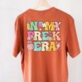 In My Pre-K Era Girl Back To School Cute PreSchool Teacher Women's Comfort Colors T-Shirt Back Print Yam In My Pre-K Era Girl Back To School Cute PreSchool Teacher Women's Comfort Colors T-Shirt Back Print Yam