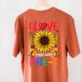 Pre School Teacher Pre-K Teacher Women's Comfort Colors T-Shirt Back Print Yam