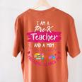 PreK Teacher Mom Shirt Preschool Teacher Mother For Women Women's Comfort Colors T-Shirt Back Print Yam