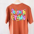 Preppy Seventh Grade Back To School 7th Grade Teachers Girls Women's Comfort Colors T-Shirt Back Print Yam Preppy Seventh Grade Back To School 7th Grade Teachers Girls Women's Comfort Colors T-Shirt Back Print Yam