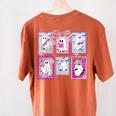 Preppy Spooky Teacher Halloween Ghost Coquette Bow Autumn Women's Comfort Colors T-Shirt Back Print Yam Preppy Spooky Teacher Halloween Ghost Coquette Bow Autumn Women's Comfort Colors T-Shirt Back Print Yam