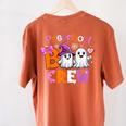 Preschool Boo Crew Preschool Halloween Costume Teacher Kid Women's Comfort Colors T-Shirt Back Print Yam Preschool Boo Crew Preschool Halloween Costume Teacher Kid Women's Comfort Colors T-Shirt Back Print Yam