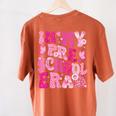 In My Preschool Era Teachers Women Back To School Kids Girls Women's Comfort Colors T-Shirt Back Print Yam In My Preschool Era Teachers Women Back To School Kids Girls Women's Comfort Colors T-Shirt Back Print Yam