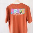 Preschool Squad Team Pre-K Crew Back To School Teacher Women's Comfort Colors T-Shirt Back Print Yam Preschool Squad Team Pre-K Crew Back To School Teacher Women's Comfort Colors T-Shirt Back Print Yam