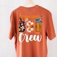 Principal Boo Crew Ghost Halloween Teachers School Matching Women's Comfort Colors T-Shirt Back Print Yam Principal Boo Crew Ghost Halloween Teachers School Matching Women's Comfort Colors T-Shirt Back Print Yam