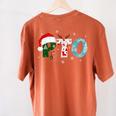 PTO Santa Hat Reindeer Parent Teacher Organization Christmas Women's Comfort Colors T-Shirt Back Print Yam PTO Santa Hat Reindeer Parent Teacher Organization Christmas Women's Comfort Colors T-Shirt Back Print Yam
