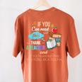 If You Can Read This Thank A Teacher Women's Comfort Colors T-Shirt Back Print Yam