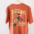 There's Room On My Broom For You Too Teacher Halloween Women's Comfort Colors T-Shirt Back Print Yam There's Room On My Broom For You Too Teacher Halloween Women's Comfort Colors T-Shirt Back Print Yam
