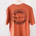Retirement Class Of 2026 Count Down Progress Retired Teacher Women's Comfort Colors T-Shirt Back Print Yam