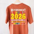 Retirement Primary Elementary Teacher 2026 Retiring Progress Women's Comfort Colors T-Shirt Back Print Yam