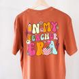 Retro Groovy In My Teaching Era Best Teacher Appreciation Women's Comfort Colors T-Shirt Back Print Yam Retro Groovy In My Teaching Era Best Teacher Appreciation Women's Comfort Colors T-Shirt Back Print Yam