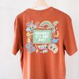 Retro Hooray It's Art Day Art Teacher Back To School Women Women's Comfort Colors T-Shirt Back Print Yam Retro Hooray It's Art Day Art Teacher Back To School Women Women's Comfort Colors T-Shirt Back Print Yam