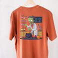 Science Teacher Halloween Shirt Zombie Chemistry Scientist Women's Comfort Colors T-Shirt Back Print Yam Science Teacher Halloween Shirt Zombie Chemistry Scientist Women's Comfort Colors T-Shirt Back Print Yam