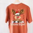 Science Teacher Squad Reindeer Christmas Teacher Xmas Lights For Men Women Women's Comfort Colors T-Shirt Back Print Yam Science Teacher Squad Reindeer Christmas Teacher Xmas Lights For Men Women Women's Comfort Colors T-Shirt Back Print Yam