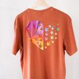 Sign Language Heart ASL For Deaf Teacher Women's Comfort Colors T-Shirt Back Print Yam Sign Language Heart ASL For Deaf Teacher Women's Comfort Colors T-Shirt Back Print Yam