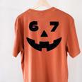 Six Seven Halloween Costume For Students Teachers 6 7 Women's Comfort Colors T-Shirt Back Print Yam Six Seven Halloween Costume For Students Teachers 6 7 Women's Comfort Colors T-Shirt Back Print Yam