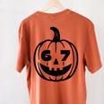 Six Seven Halloween Costume For Students Teachers Women's Comfort Colors T-Shirt Back Print Yam