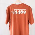 Sixty Seven 67 Meme Square Root 4489 Slang Math Teacher Women's Comfort Colors T-Shirt Back Print Yam