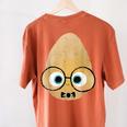 The Smart Seed Good Egg Teacher Halloween Costume Food Group Women's Comfort Colors T-Shirt Back Print Yam The Smart Seed Good Egg Teacher Halloween Costume Food Group Women's Comfort Colors T-Shirt Back Print Yam
