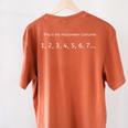 Someone You Can Count On Halloween Costume For Math Teachers Men Women Women's Comfort Colors T-Shirt Back Print Yam Someone You Can Count On Halloween Costume For Math Teachers Men Women Women's Comfort Colors T-Shirt Back Print Yam
