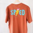 Special Education SPED Rocks Teacher Back To School Rock Women's Comfort Colors T-Shirt Back Print Yam Special Education SPED Rocks Teacher Back To School Rock Women's Comfort Colors T-Shirt Back Print Yam