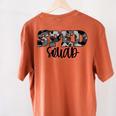 Special Education Squad Camo SPED Teacher Women's Comfort Colors T-Shirt Back Print Yam