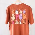 Special Education Teacher Ghosts Halloween SPED Teacher Women's Comfort Colors T-Shirt Back Print Yam