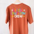 Special Educators Special Ed Teacher Special Education Crew Women's Comfort Colors T-Shirt Back Print Yam