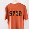 Sped Squad Team Special Education Teacher Halloween Women's Comfort Colors T-Shirt Back Print Yam Sped Squad Team Special Education Teacher Halloween Women's Comfort Colors T-Shirt Back Print Yam