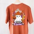 Spooky Para Crew Ghost Halloween Paraprofessional Teacher Women's Comfort Colors T-Shirt Back Print Yam Spooky Para Crew Ghost Halloween Paraprofessional Teacher Women's Comfort Colors T-Shirt Back Print Yam